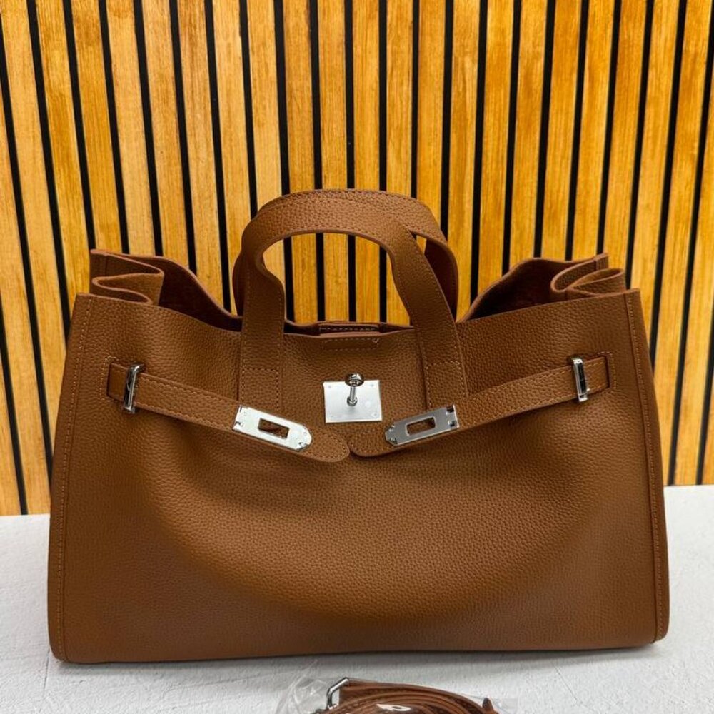 Urban Luxe — Genuine Leather Power Tote. Women’s shoulder bag - Picture 16 of 16